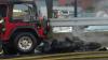 Jeep tire is still inflated with that heat ??